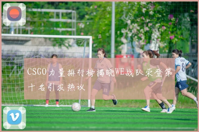 CSGO力量排行榜揭晓WE战队荣登第十名引发热议